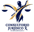 logo consultorio jurídico x by asociación silueta x